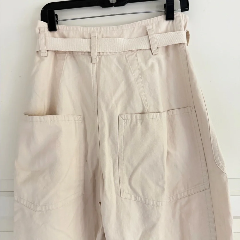 New! Isabel Marant Etoile Rinny high waist paper bag trousers pants 41268